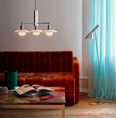 Louis Poulsen Poul Henningsen PH 2 1 Stem Fitting Chandelier for Louis Poulsen