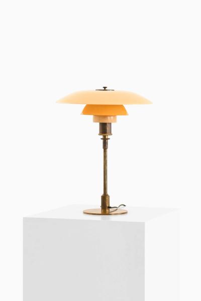 Louis Poulsen Poul Henningsen PH 4 3 Table Lamp in Brass and Glass by Louis Poulsen 1927 1928