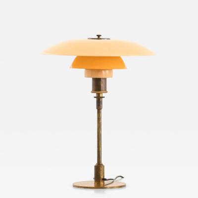 Louis Poulsen Poul Henningsen PH 4 3 Table Lamp in Brass and Glass by Louis Poulsen 1927 1928