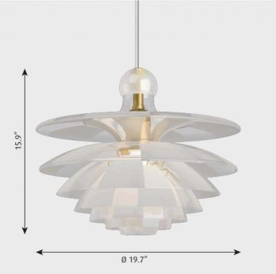 Louis Poulsen Poul Henningsen PH Septima Pendant for Louis Poulsen
