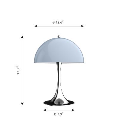 Louis Poulsen Verner Panton Panthella 320 Table Lamp for Louis Poulsen in Gray