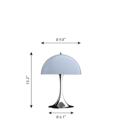 Louis Poulsen Verner Panton Panthella 320 Table Lamp for Louis Poulsen in Gray