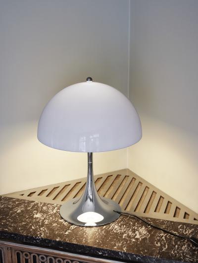 Louis Poulsen Verner Panton Panthella 320 Table Lamp for Louis Poulsen in Gray