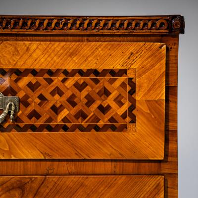 Louis Seize Marquetry Chest of Drawers late 18th Century