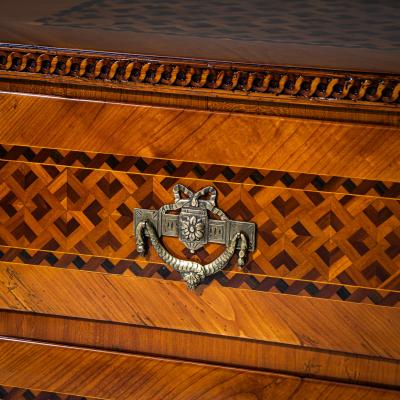 Louis Seize Marquetry Chest of Drawers late 18th Century