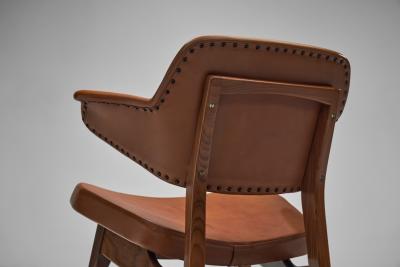 Louis Van Teeffelen Pair of Louis van Teeffelen Penguin Armchairs for W B The Netherlands 1960s