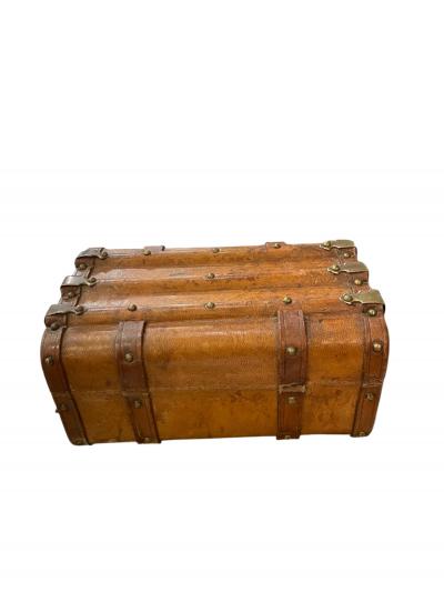 Louis Vuitton 1900s Decorative trunk box in the style of Louis Vuitton