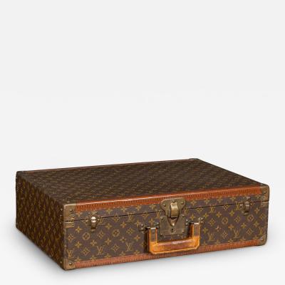 Vintage suitcase in monogram canvas by Louis Vuitton, France 1970