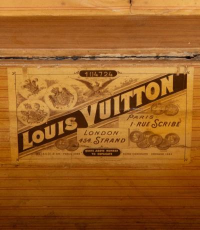 Louis Vuitton Early 20th Century Louis Vuitton Courier Trunk