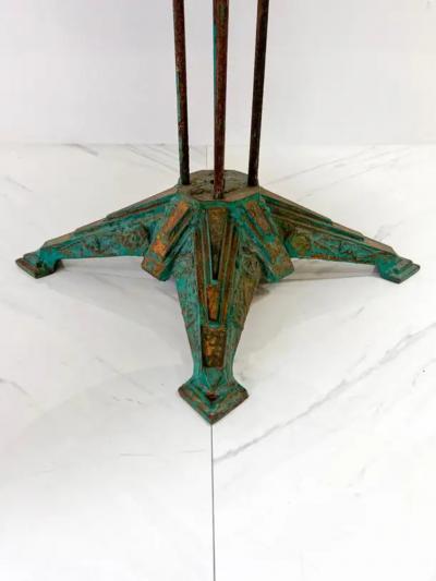 Louis Vuitton Louis Vuitton Iron and Marble Dining or Center Table 1930s