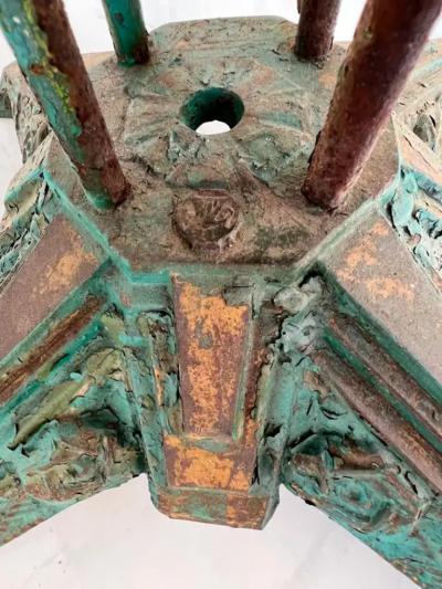 Louis Vuitton Louis Vuitton Iron and Marble Dining or Center Table 1930s