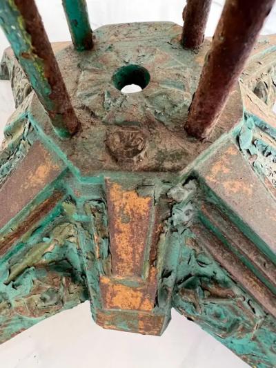 Louis Vuitton Louis Vuitton Iron and Marble Dining or Center Table 1930s