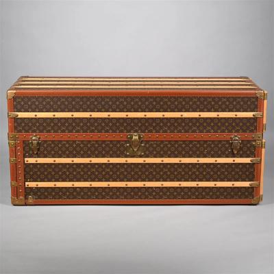 Louis Vuitton Louis Vuitton Large Steamer Trunk Monogram Canvas Leather Special Order