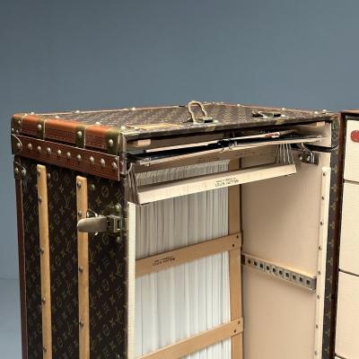 Louis Vuitton Louis Vuitton Large Steamer Trunk Monogram Canvas Leather Special Order