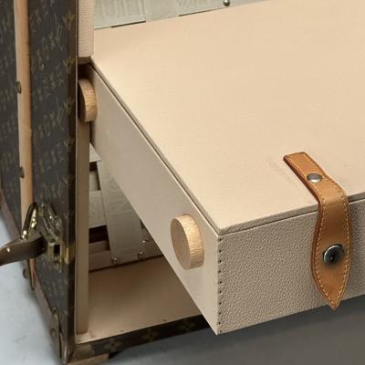 Louis Vuitton Louis Vuitton Large Steamer Trunk Monogram Canvas Leather Special Order