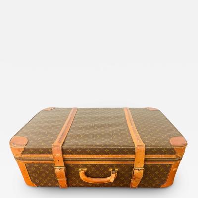 Louis Vuitton Vintage Monogram Stratos 80 Suitcase Trunk - Brown