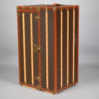 Louis Vuitton Louis Vuitton Steamer Trunk Monogram Canvas Leather Special Order