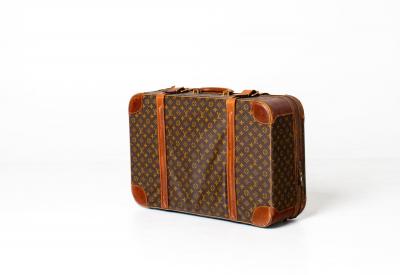 Louis Vuitton Vintage Louis Vuitton Monogram Canvas Suitcases Set of Two with Original Saks