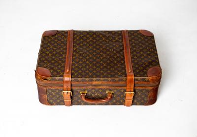 Louis Vuitton Vintage Louis Vuitton Monogram Canvas Suitcases Set of Two with Original Saks