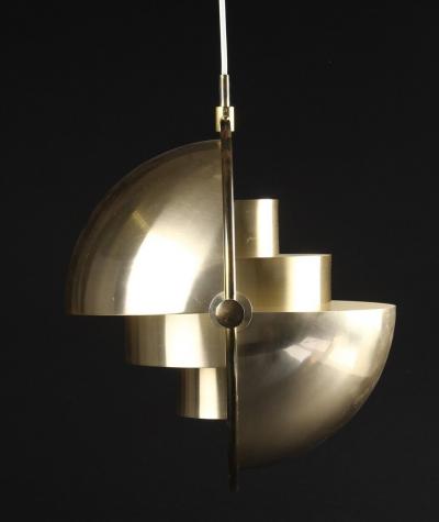 Louis Weisdorf Original Multi Light Pendant by Louis Weisdorf for Lyfa