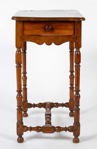 Louis XIII Period Walnut Side Table