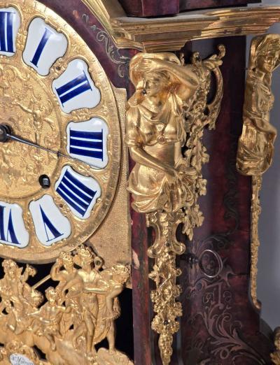 Louis XIV Boulle and Gilt Bracket Clock