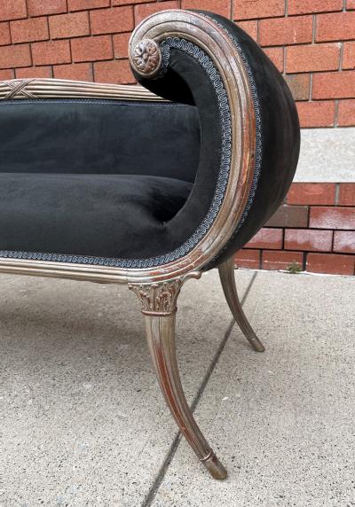 Louis XIV Style Silver Gilt Bench