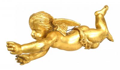 Louis XV Bronze Dore Cupid