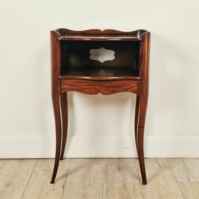 Louis XV Chestnut Table with Drawer France 18th century