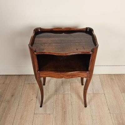 Louis XV Chestnut Table with Drawer France 18th century