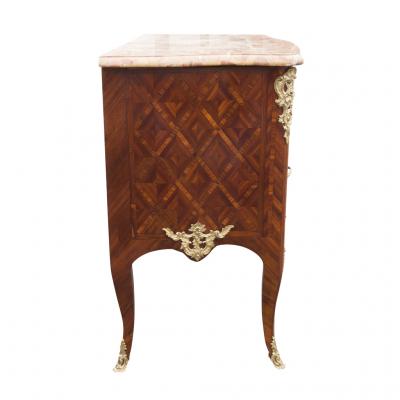 Louis XV Kingwood And Parquetry Commode