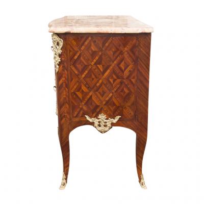 Louis XV Kingwood And Parquetry Commode