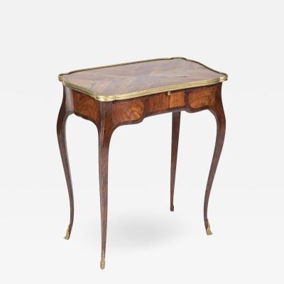 Louis XV Marquetry Veneered Bronze Mounted Side Table