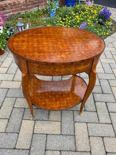 Louis XV Parquetry Occasional Table Circa 1760
