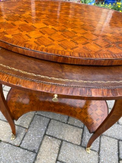 Louis XV Parquetry Occasional Table Circa 1760