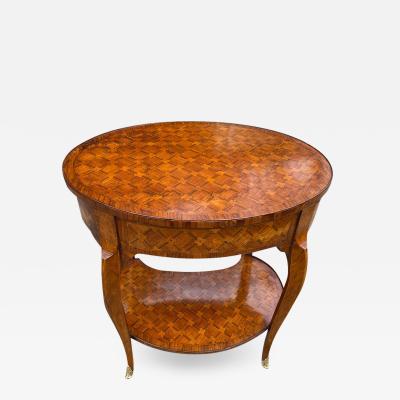 Louis XV Parquetry Occasional Table Circa 1760