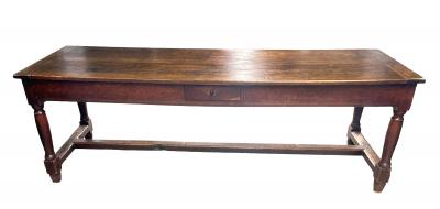 Louis XV Provincial Oak Farm Table