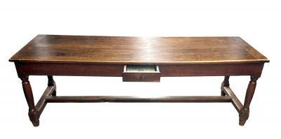 Louis XV Provincial Oak Farm Table