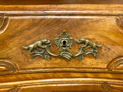 Louis XV Provincial Walnut Chest of Drawers c 1770 1780