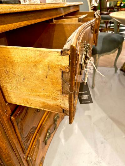 Louis XV Provincial Walnut Chest of Drawers c 1770 1780