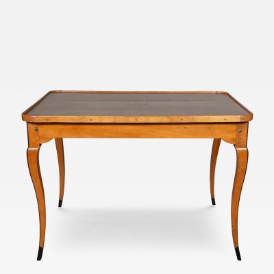 Louis XV Provincial Walnut Writing Games Table