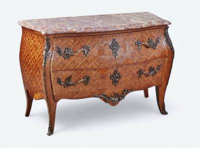 Louis XV Style Bombe Commode 19th Century