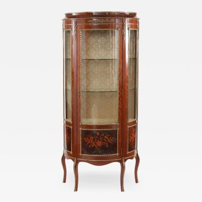 Louis XV Style Bronze Mounted Display Cabinet