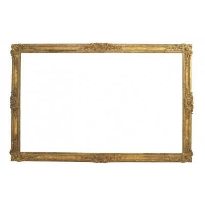 Louis XV Style Carved Gilt Wood Mirror Frame