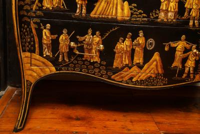 Louis XV Style Chinoiserie Serpentine Chest of Drawers