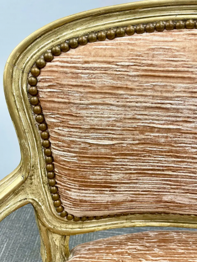 Louis XV Style Diminutive Settee Loveseat Painted French