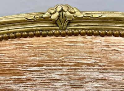 Louis XV Style Diminutive Settee Loveseat Painted French