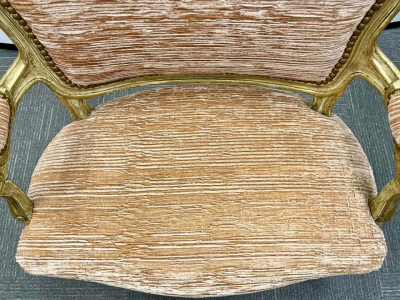 Louis XV Style Diminutive Settee Loveseat Painted French