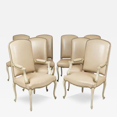 Louis XV Style Dining Chairs Set of 8