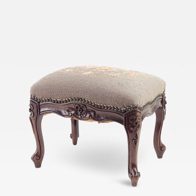 Louis XV Style Footstool France circa 1900